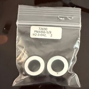 Mother of pearl gauge earrings .